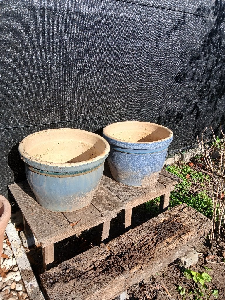2 bloempotten, Ophalen