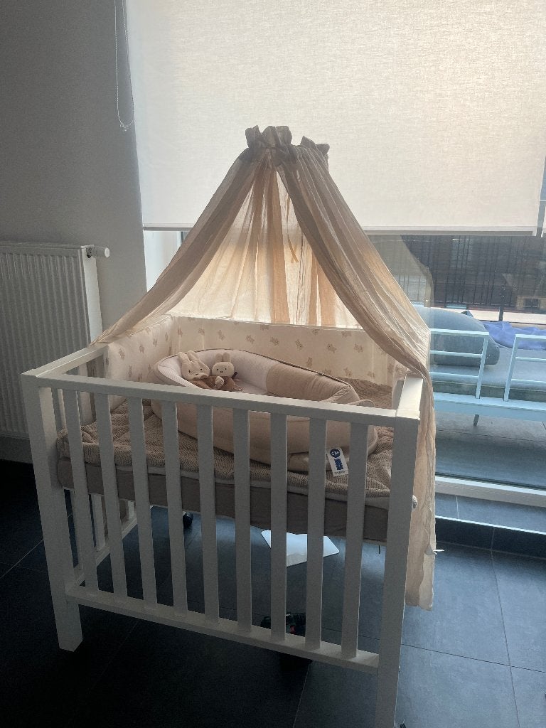 Park + bekleding + nestje, Enlèvement, Comme neuf, Réglable en hauteur