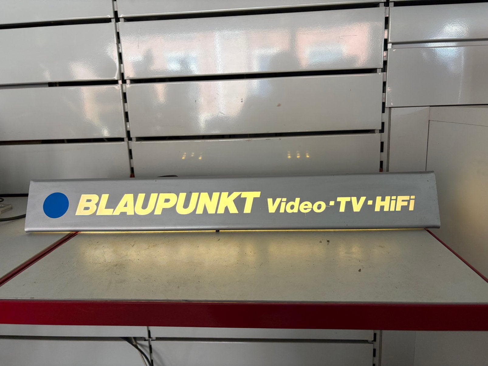 BLAUPUNKT vintage lichtbord (Video • TV • HiFi) jaren 80, Ophalen of Verzenden, Gebruikt