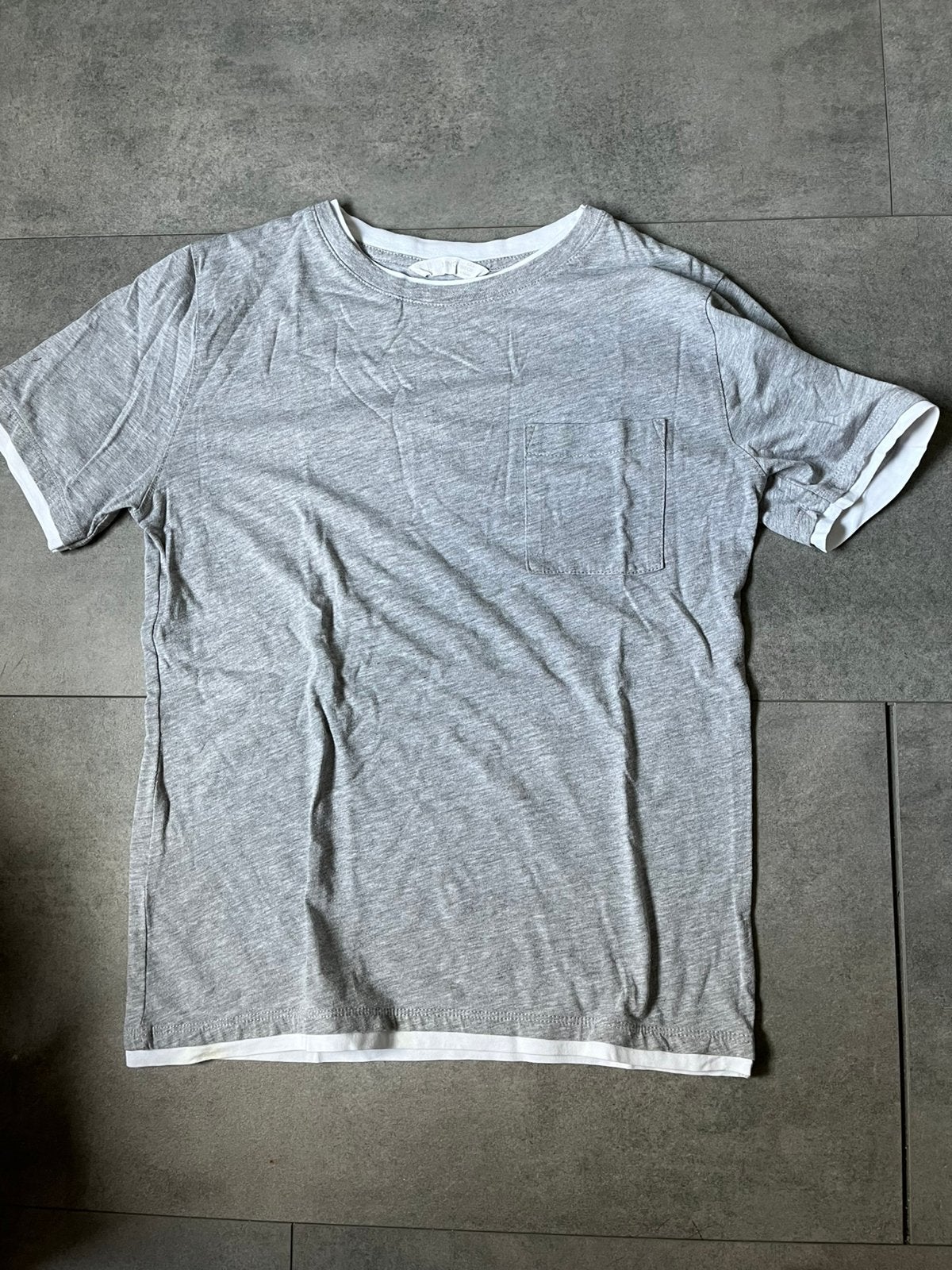 Grijs T-shirt maat 140, Ophalen of Verzenden, Gebruikt, Jongen, Shirt of Longsleeve