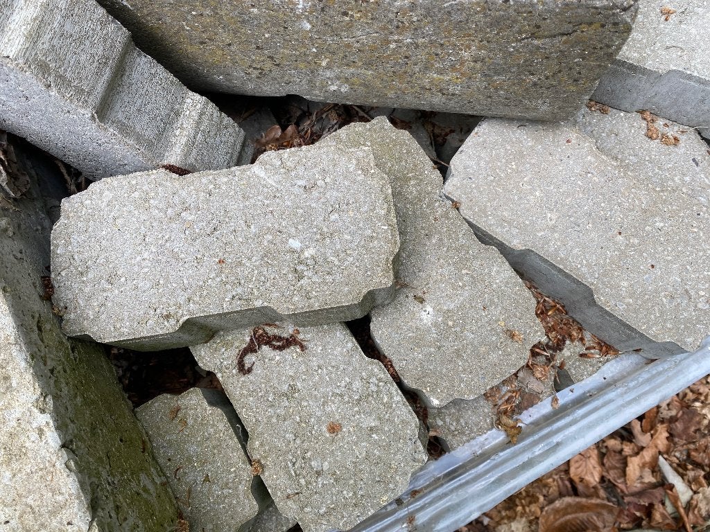 Waterpasserende betonklinkers, Jardin & Terrasse, Pavé & Dalles, Neuf, Béton, Enlèvement, 5 à 10 m²