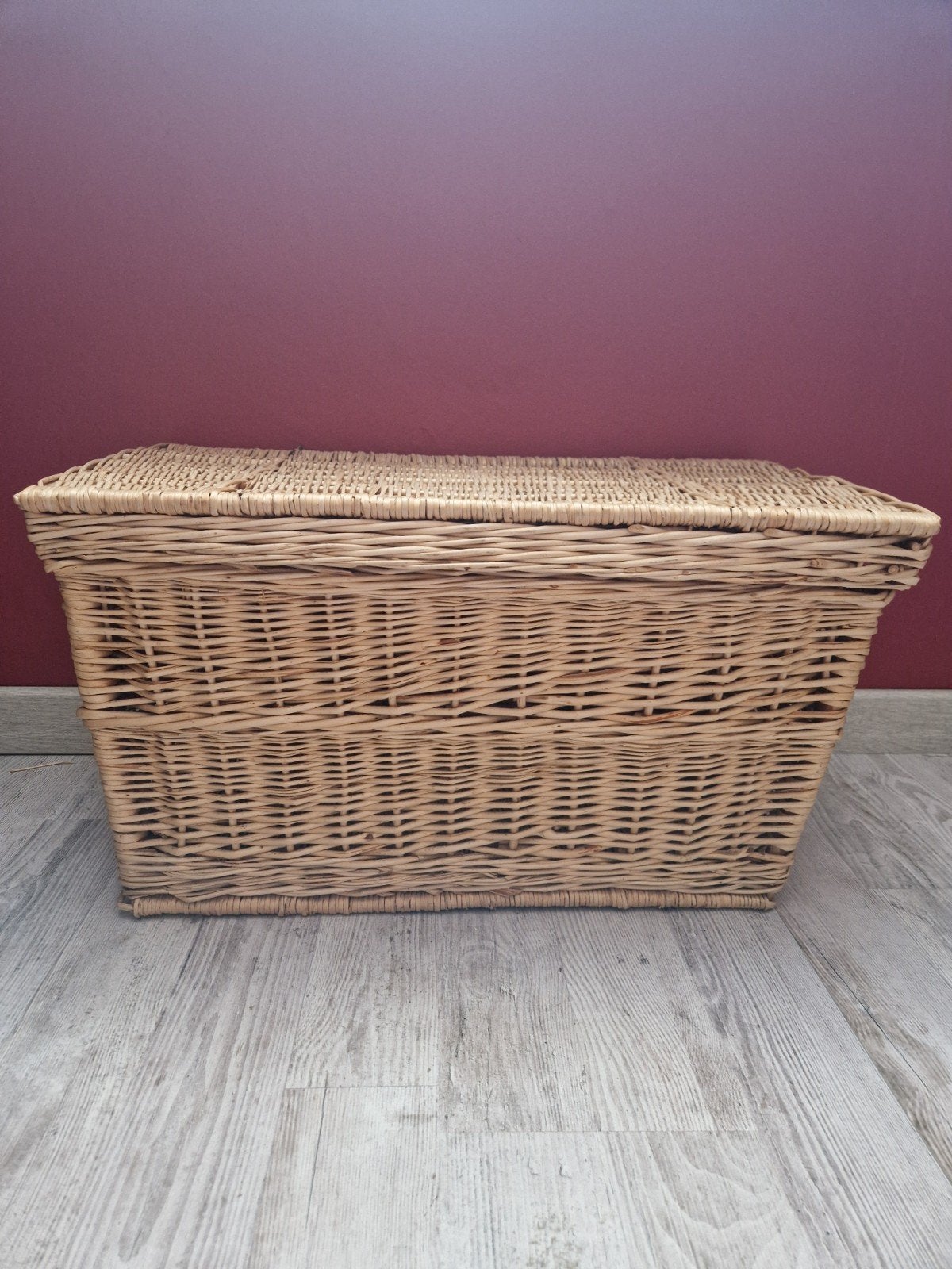 Panier en osier avec poignées, Ophalen, Riet, Mand