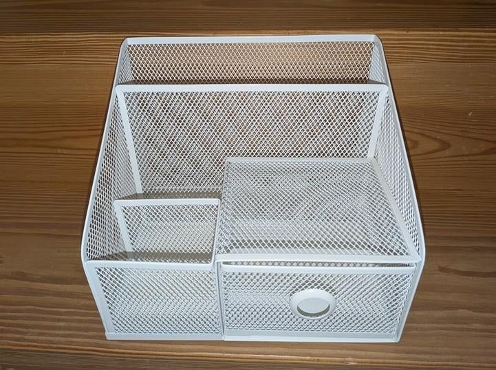 maison - Ikea DRÖNJÖNS - organiseur bureau blanc, Enlèvement, Comme neuf