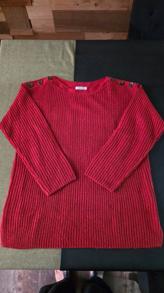 Rode pull, Kleding | Dames, Ophalen, Maat 42/44 (L), Nieuw, Damart