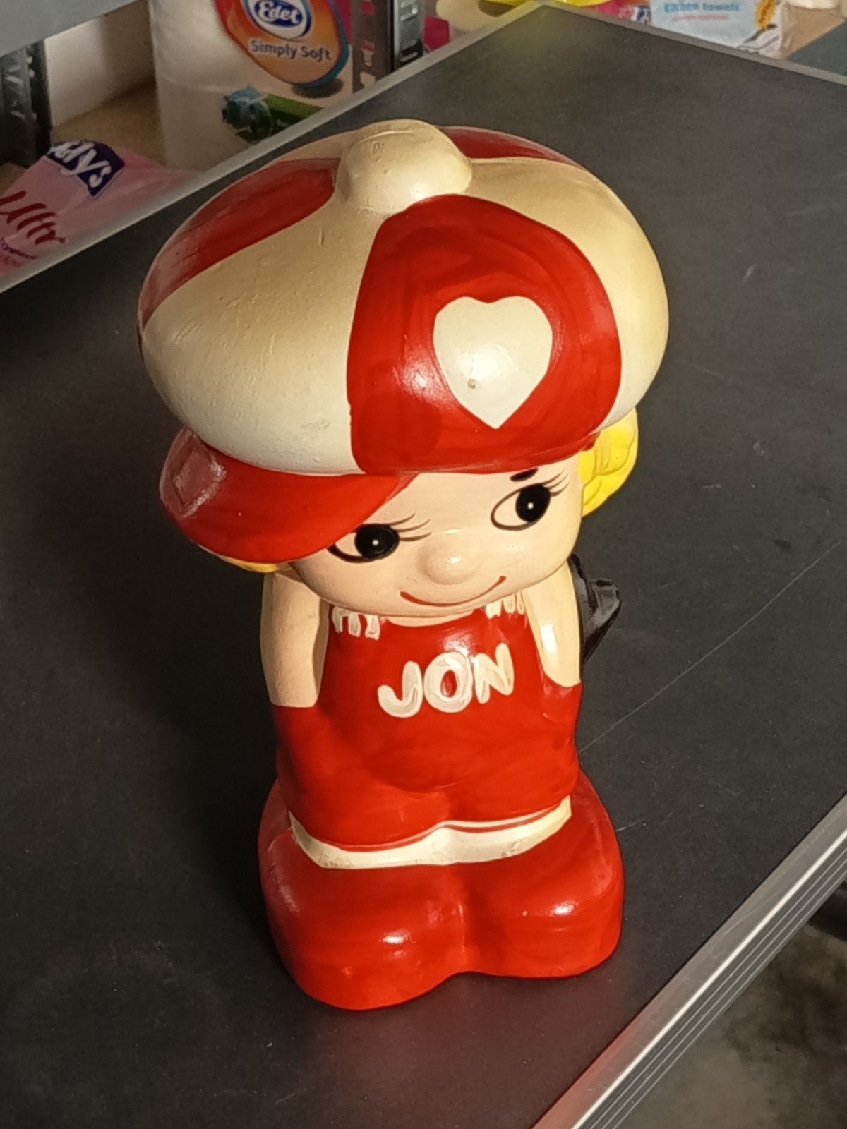 Jon, Verzamelen, Spaarpotten, Ophalen