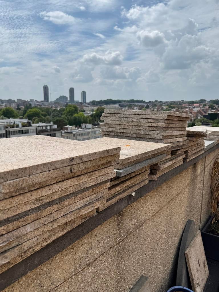 Dalle pour terrasse d’exterieur, Enlèvement, Comme neuf