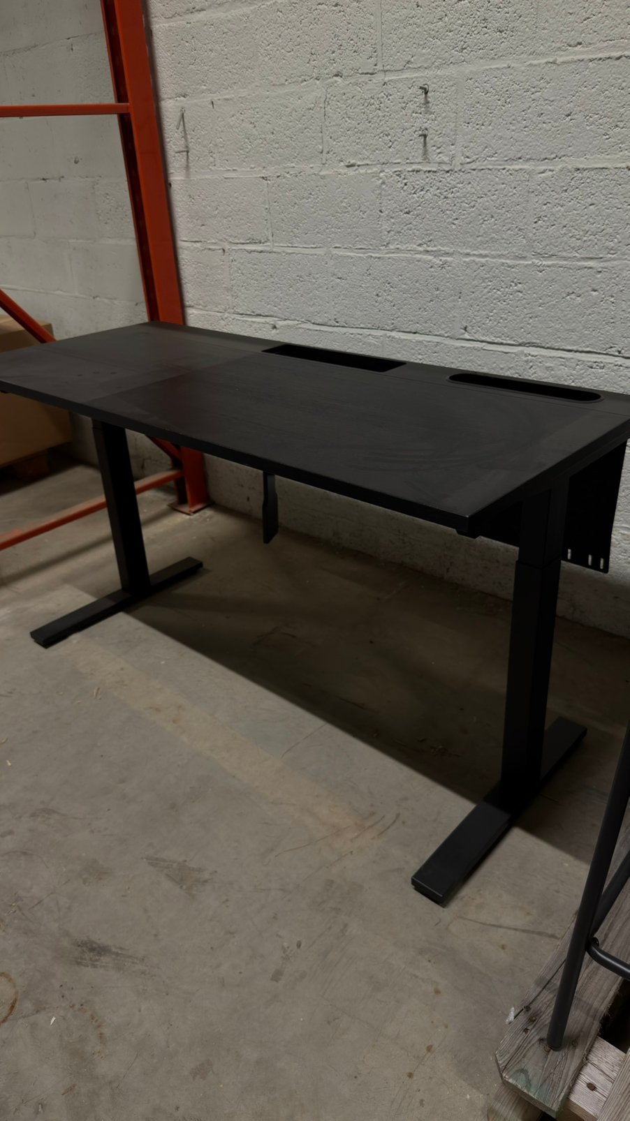 Zwarte houten bureau nieuw, Ophalen, Nieuw