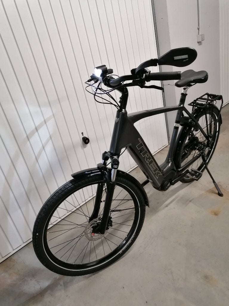 Vélo électrique TREK DISTRICT+ 3 XL 10/2025 40 km réel impec, Neuf, Autres marques, 50 km par batterie ou plus, Enlèvement