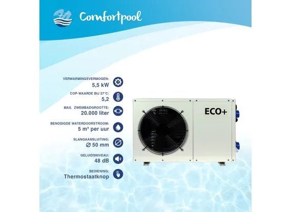 Zwembad warmtepomp Comfortpool Eco+5, Ophalen, Gebruikt