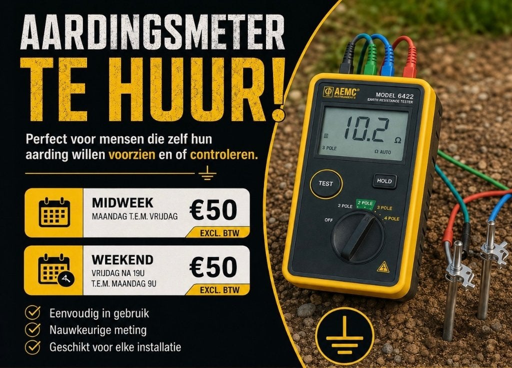 TE HUUR: aardingsmeter, Elektronische apparatuur, Overige elektronische apparatuur, Ophalen