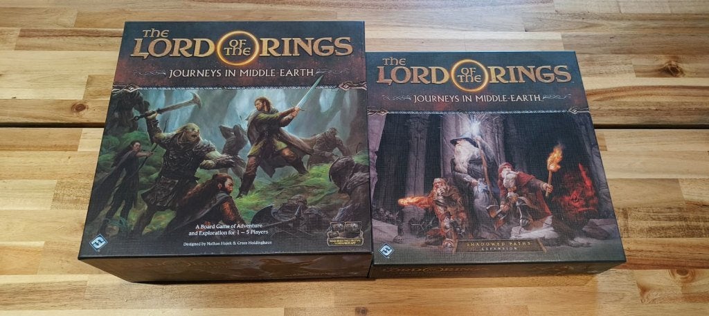The Lord of the Rings: JiME + 2 Expansions, Een of twee spelers, Ophalen of Verzenden, Nieuw