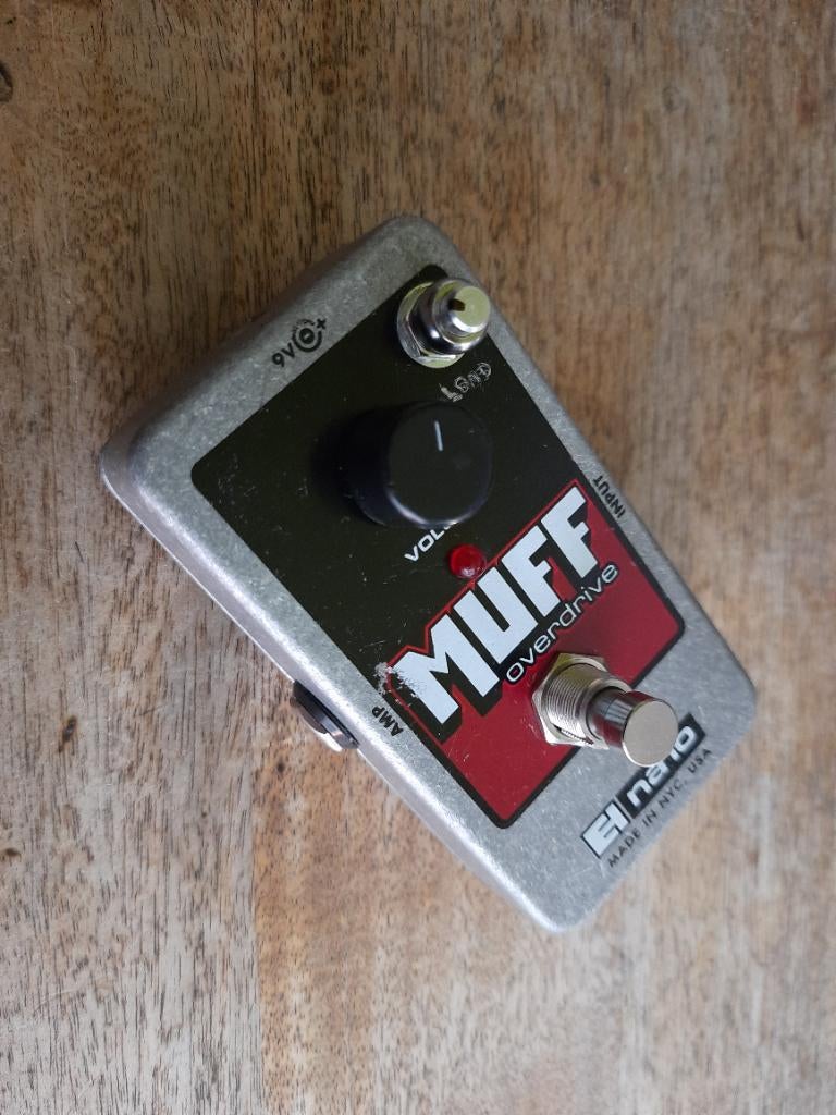 EHX Muff Overdrive (fuzz) met gain mod, Muziek en Instrumenten, Effecten, Ophalen of Verzenden, Gebruikt, Distortion, Overdrive of Fuzz
