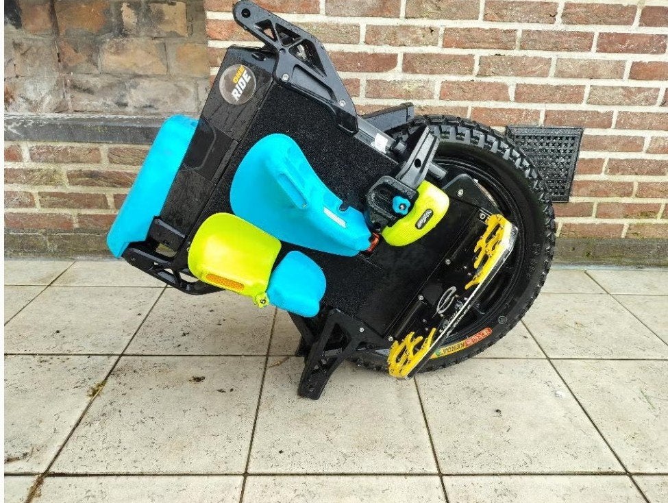 Leaperkim Lynx unicycle met Grizzla upgrade set, Ophalen