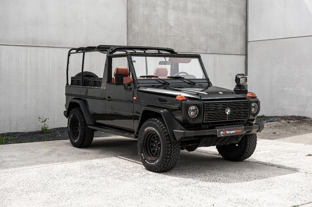 Mercedes G300 GD Puch Cabrio (1986)- Brown leather - 8 seats, Autos, Cuir, 8 places, Achat, Intérieur cuir