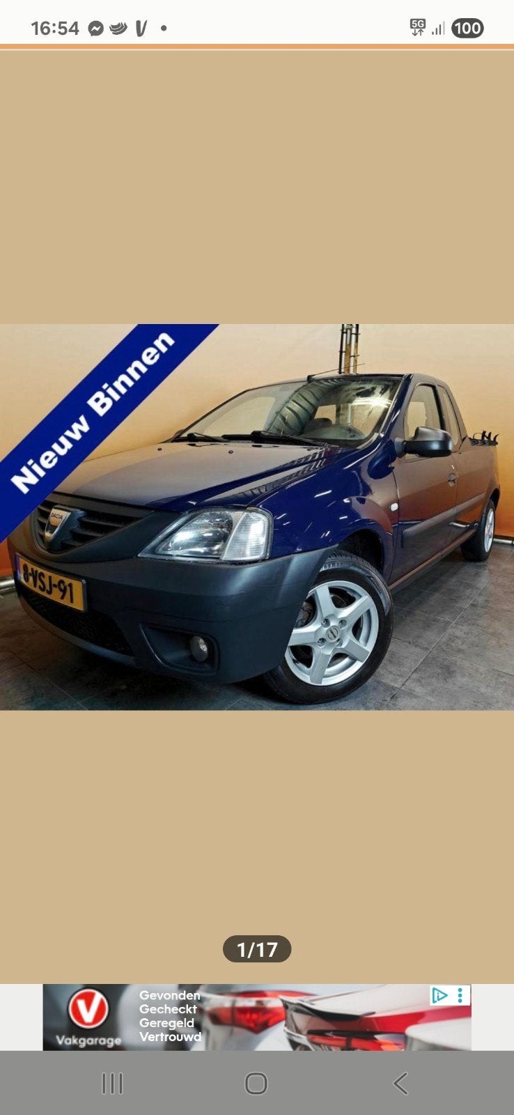 Dacia Logan Pickup Essence, Achat, Attache-remorque, Logan, Particulier