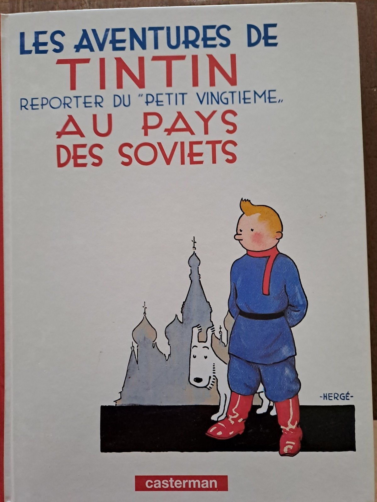 Les Aventures de Tintin - Au Pays des Soviets, Livres, Enlèvement ou Envoi, Une BD, Comme neuf, Hergé