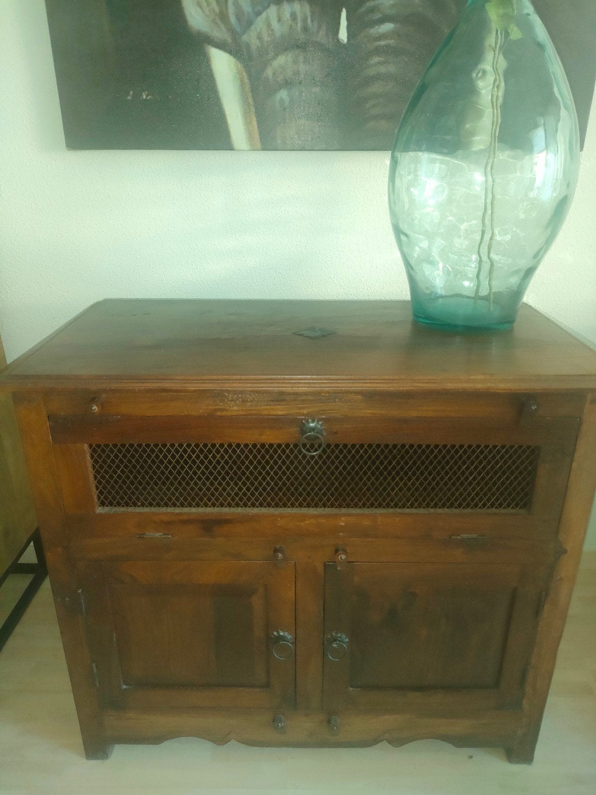 Prachtig tv meubel / dressoir, 25 à 50 cm, Enlèvement, 50 à 100 cm, Koloniaal