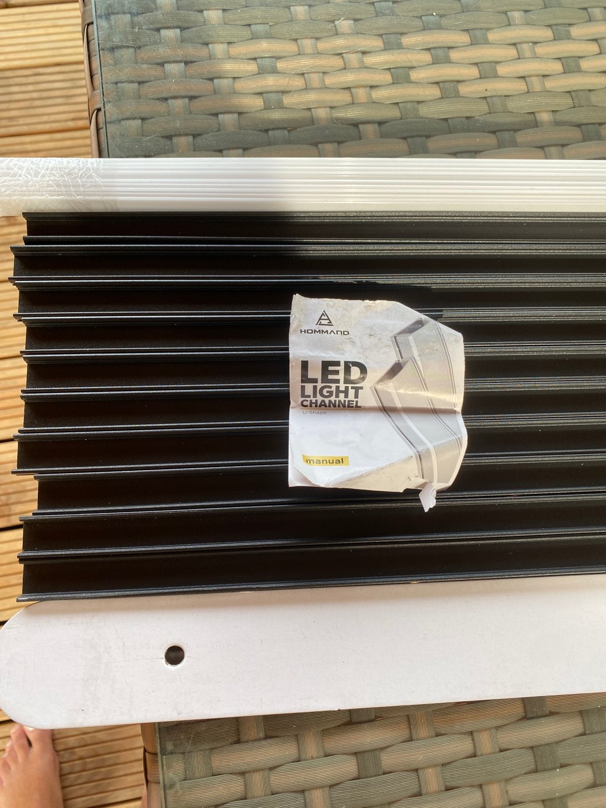 Profilé LED HOMMAND en U de 10 m avec accessoires, Bricolage & Construction, Éclairage de chantier, Neuf, Armature, Enlèvement ou Envoi