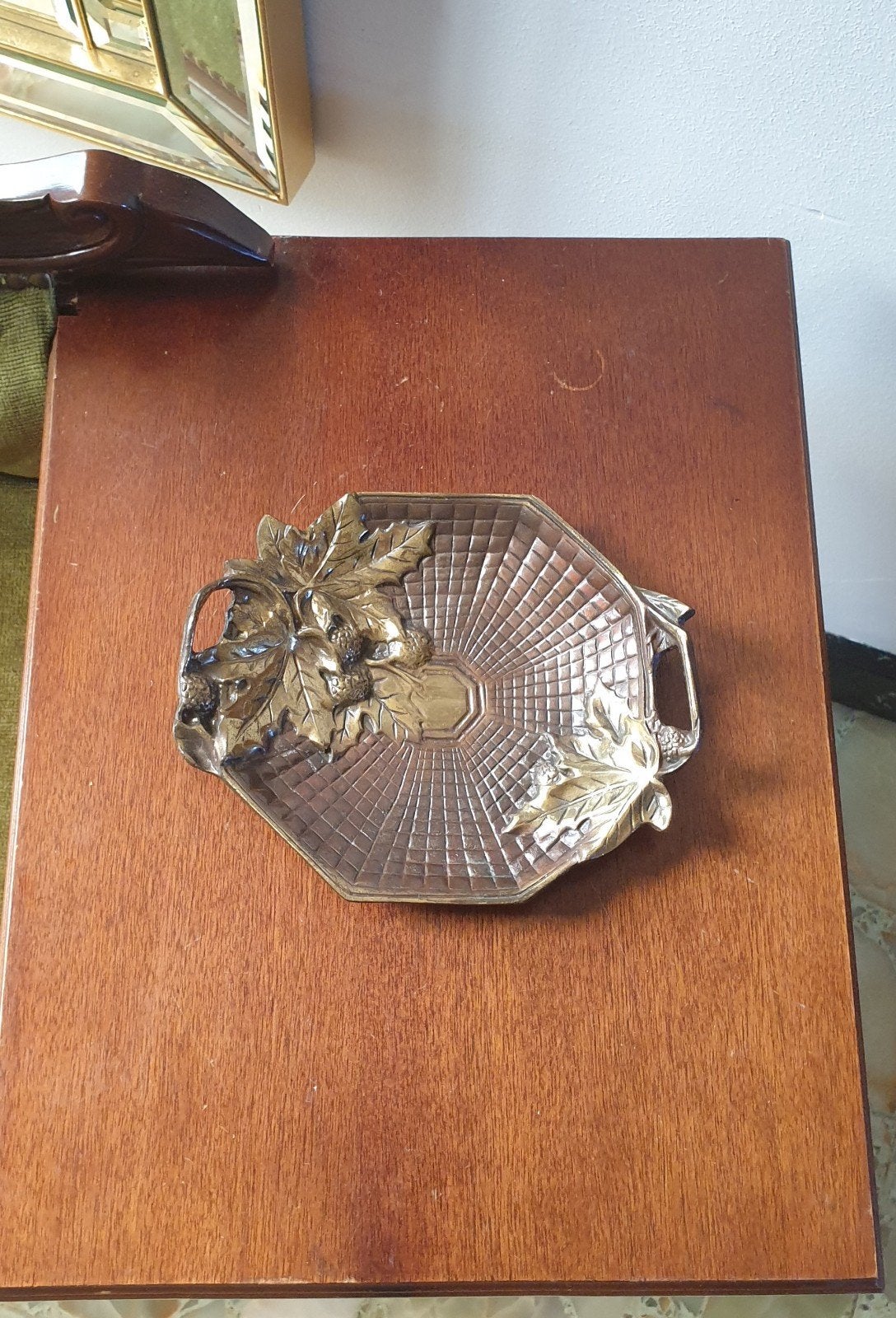 antieke Franse Art Nouveau vide-poche, Antiek en Kunst, Ophalen of Verzenden
