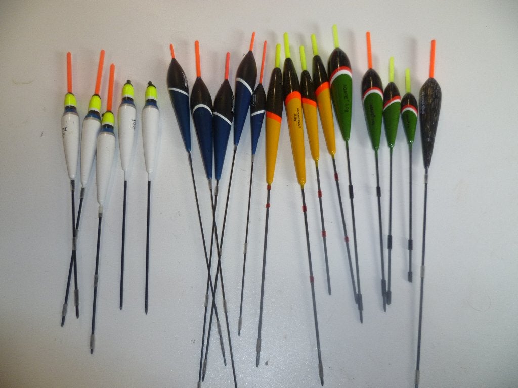 18 flotteurs de pêche, Enlèvement ou Envoi, Comme neuf, Flotteur ou Plomb