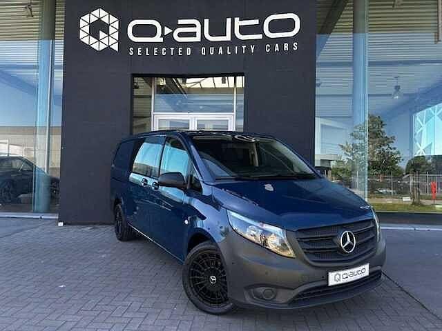 Mercedes-Benz Vito 116d Dubbel Cabine Aut / GPS / Carplay /, Auto's, Automaat, Blauw, Mercedes-Benz, Bedrijf
