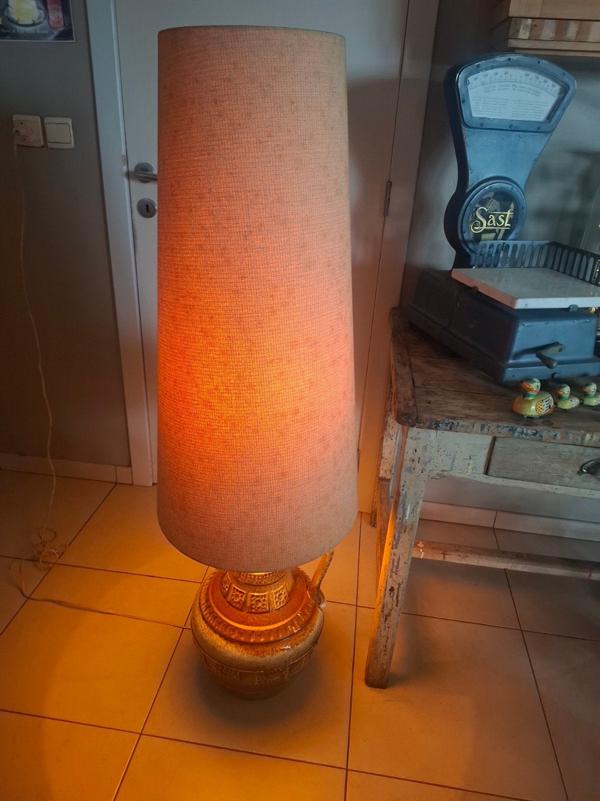 Vintage fat lava staanlaamp, Huis en Inrichting, Ophalen