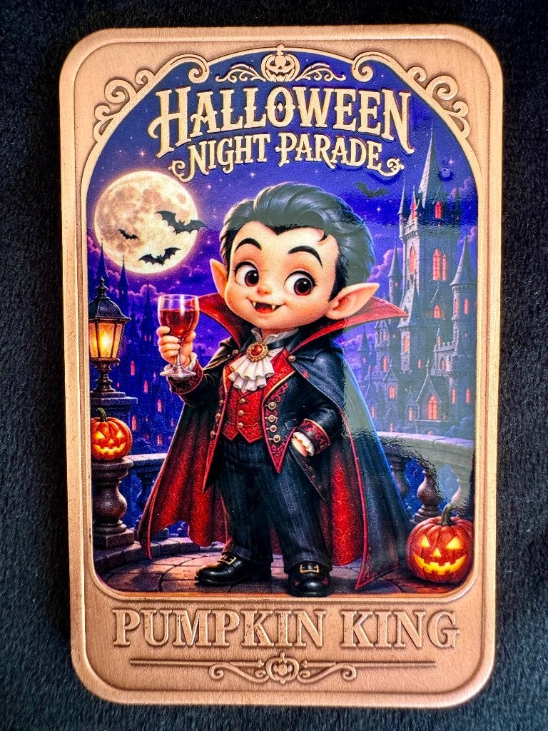 5 oz koper munt Halloween « Dracula », Ophalen of Verzenden, Koper