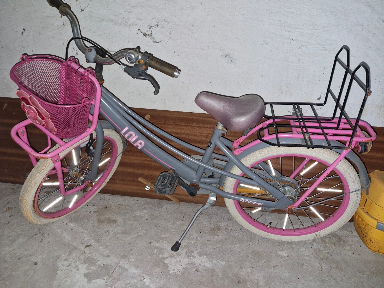 Vélo 20" pour filles, Enlèvement