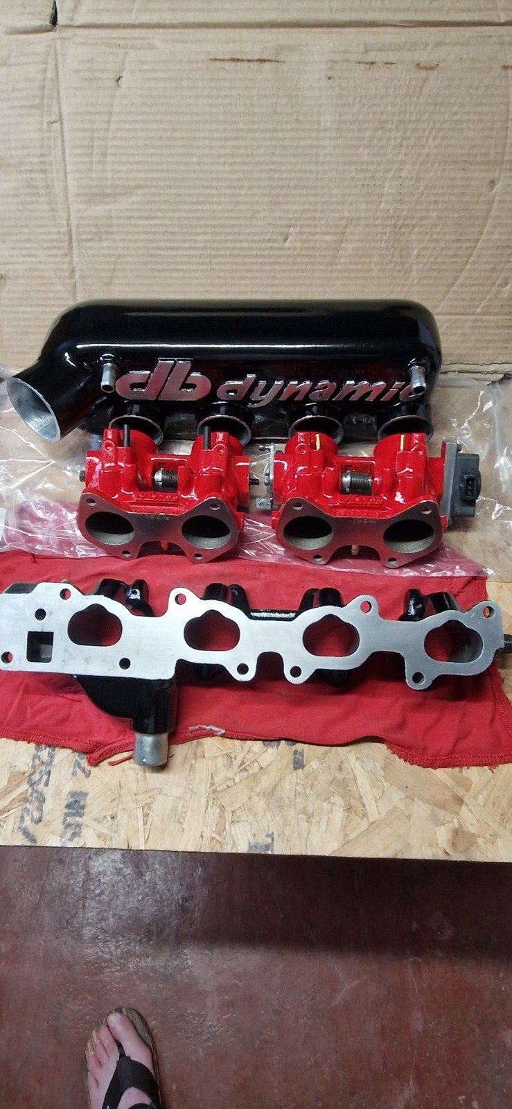 Kit 4 papillons dbilas complet moteur c20xe, Enlèvement