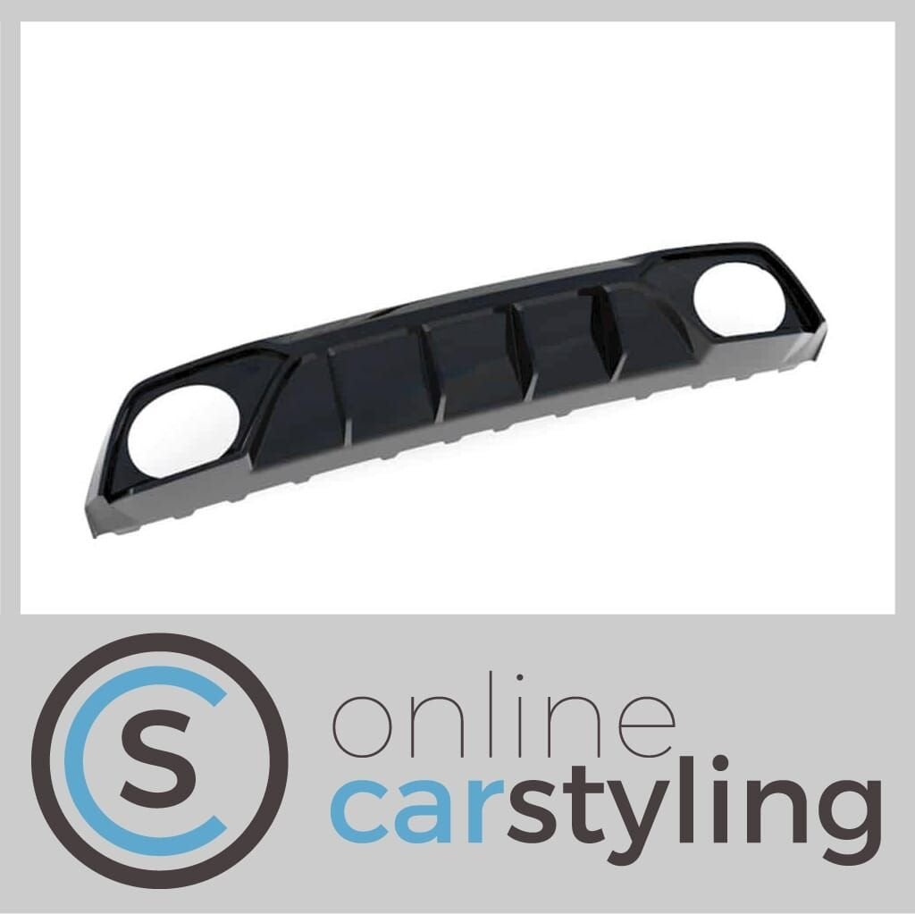 MAXTON Design Achterbumper Diffuser Audi RS3 8Y Glossy Black, -, Voor, -, Nieuw