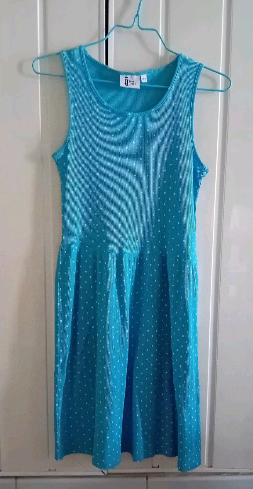 blauwe jurk maat 152, blue queen, nr. B07, Gebruikt, Meisje, Ophalen of Verzenden, Blue Queen