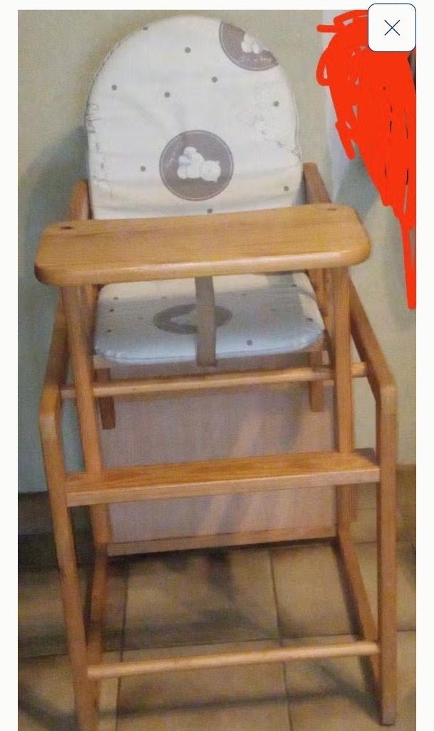 Chaise bébé en bois évolutive, Enlèvement, Comme neuf, Chaise évolutive, Réducteur de chaise