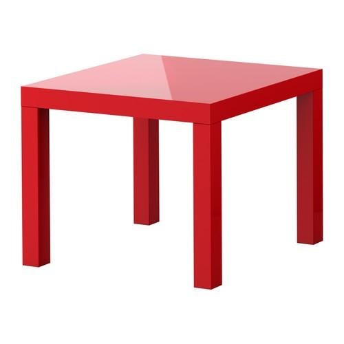 Rode LACK tafel ikea, Ophalen