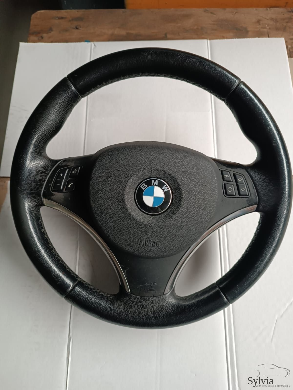 Sportstuur Stuurwiel Leder Multifunctioneel met Airbag BMW, -, Utilisé, -, -