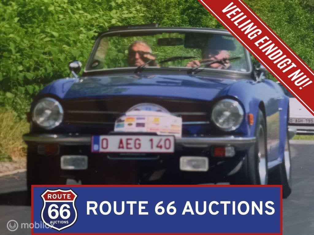 Triumph TR6 | 1976 | Route 66 Auctions, Autos, Achat, Entreprise, Boîte manuelle, Triumph