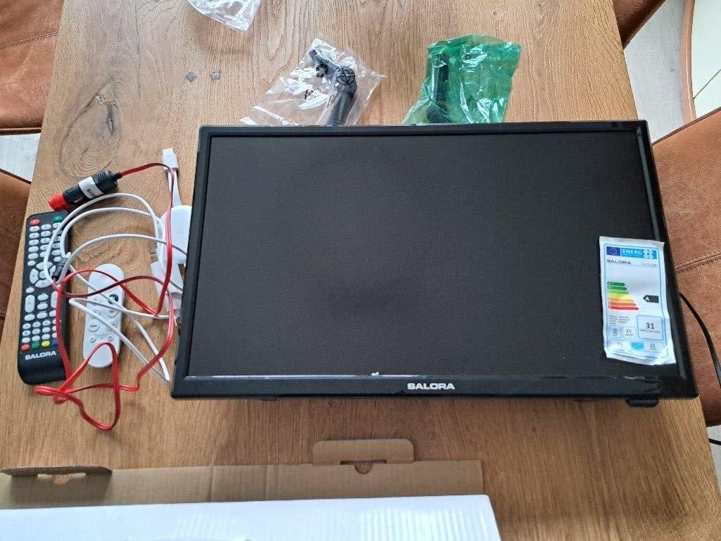 TV voor camper, caravan of boot, Ophalen, LED, Zo goed als nieuw, 100 Hz