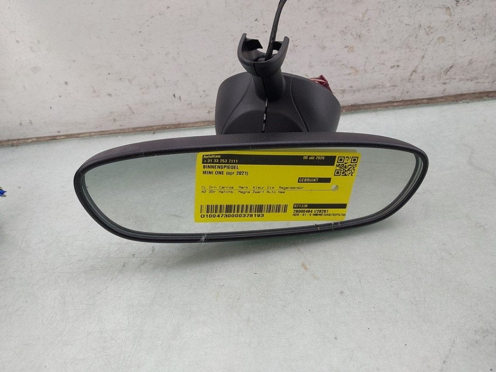 RETROVISEUR INTERIEUR Mini Mini (F56) (|51169285371|), Autos : Pièces & Accessoires, Petuelring 130
80809  München, DE, Mini, Utilisé