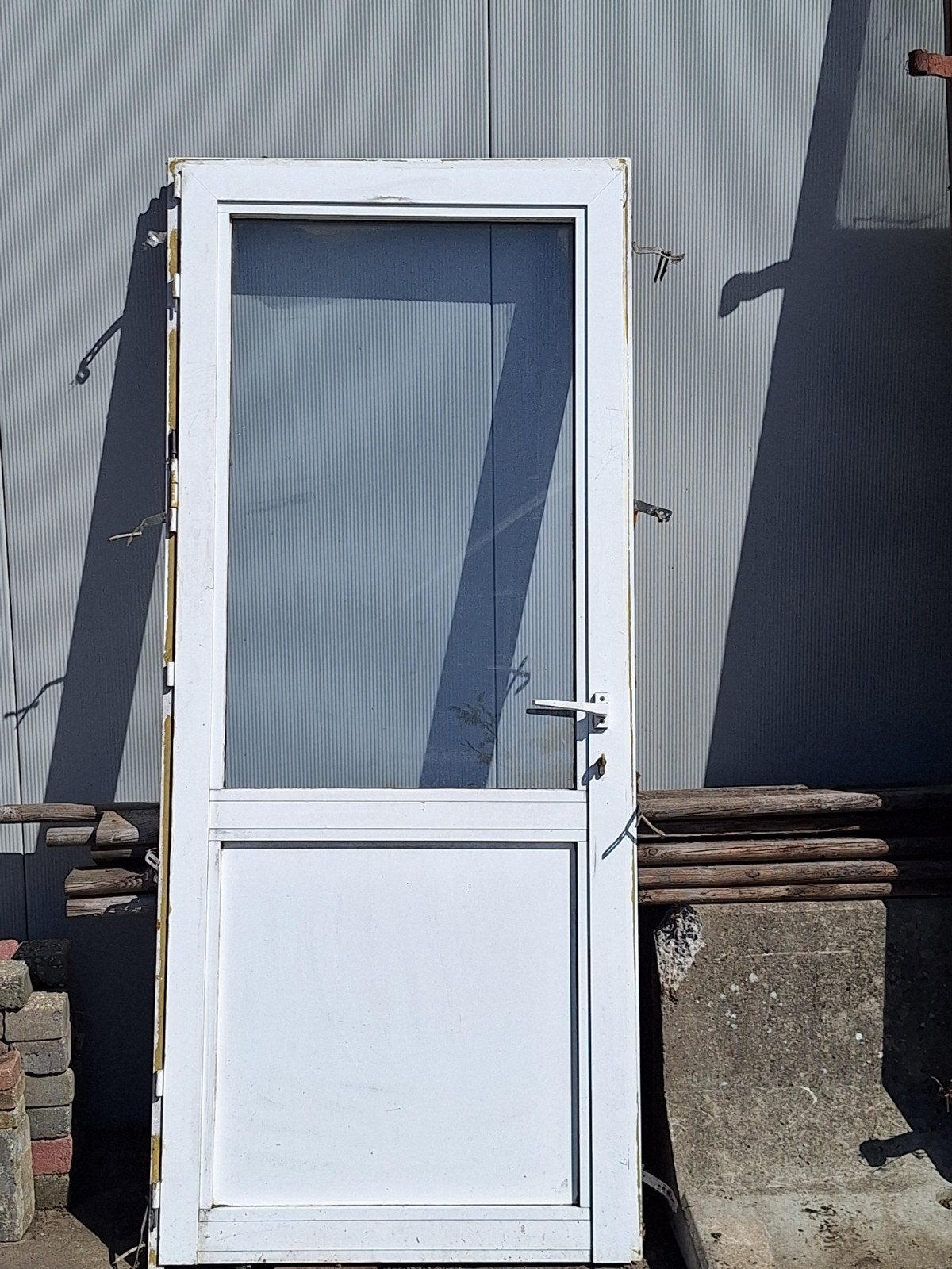 alu deur, 75 à 150 cm, Aluminium, Enlèvement, Utilisé