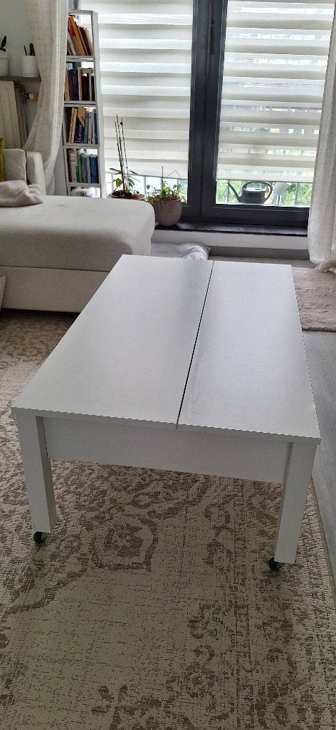 Table basse avec plateau relevable IKEA, Huis en Inrichting, Ophalen, 100 tot 150 cm, 50 tot 100 cm, Zo goed als nieuw