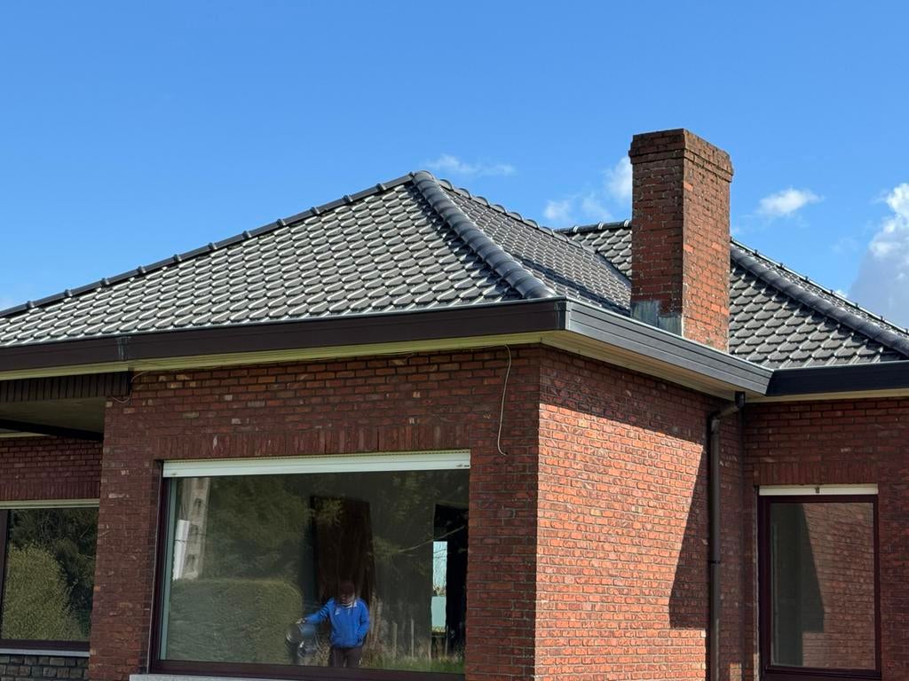 Stormpan 44 koramic antraciet +/- 150 m2, Ophalen, Steen of Klei, Zwart, Zo goed als nieuw
