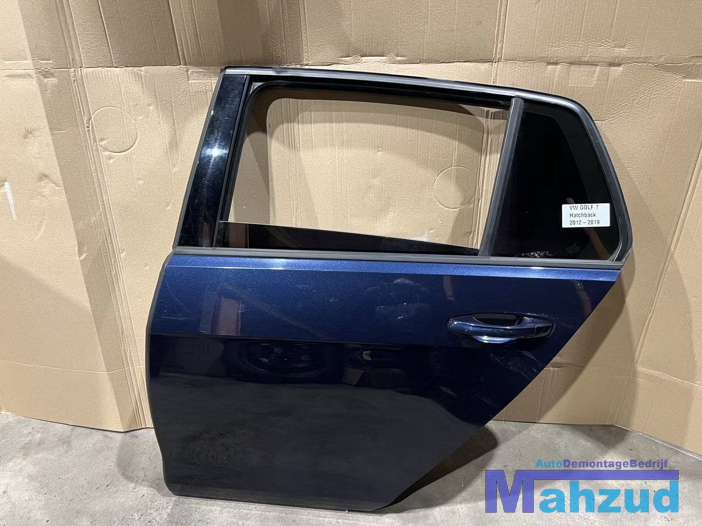 VW GOLF 7 7.5 HATCHBACK BLAUW links achter deur portier 2012, Auto-onderdelen, Gebruikt, Volkswagen AG, Vw@volkswagen.de, Achter