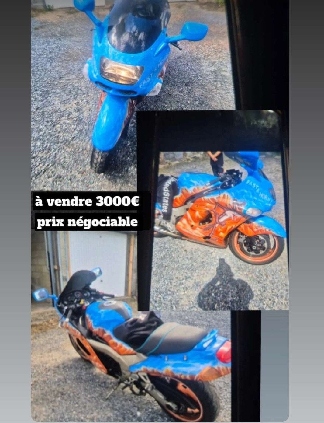 Kawasaki, Motos, Enlèvement, Neuf