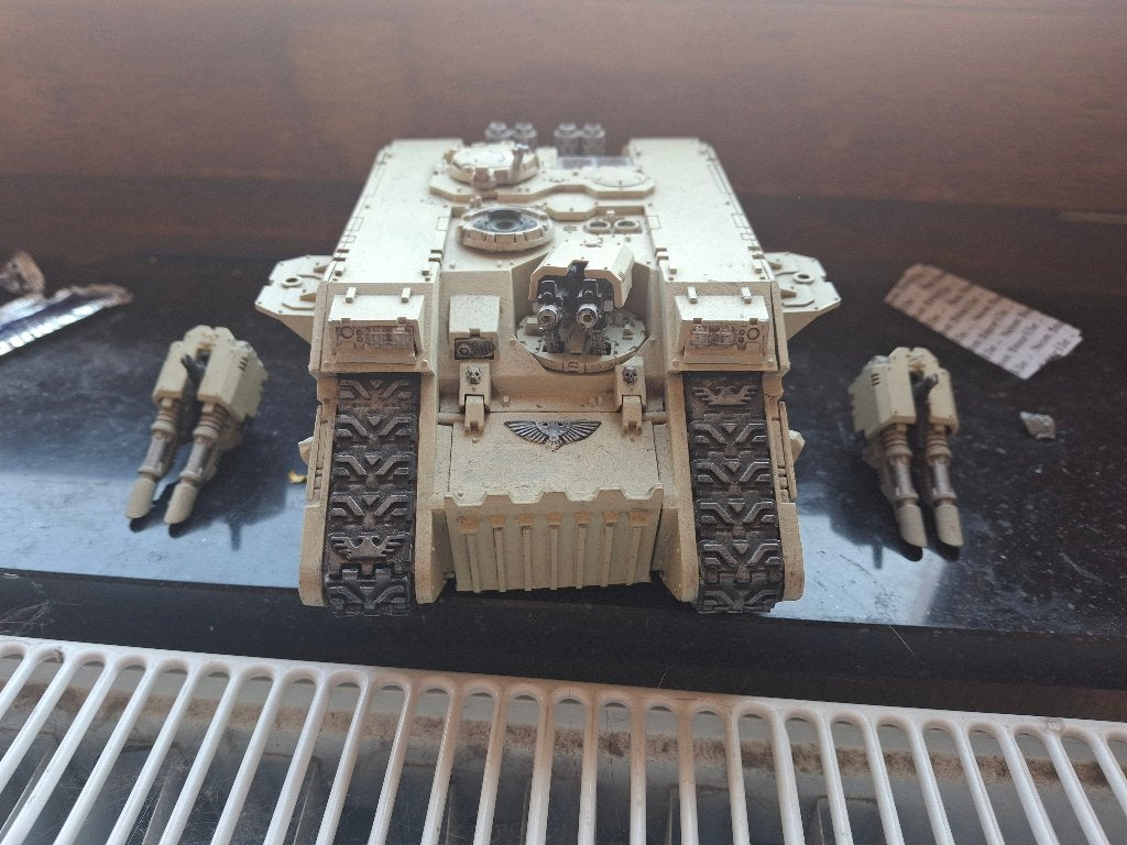 WH 40k landraider, Met verf, Gebruikt, Figuurtje(s), Ophalen of Verzenden