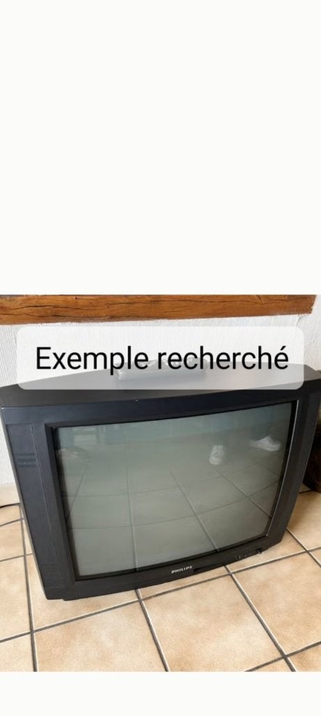 Je recherche ancienne TV a donner, TV, Hi-fi & Vidéo, Télévisions, Utilisé, 60 à 80 cm, Enlèvement