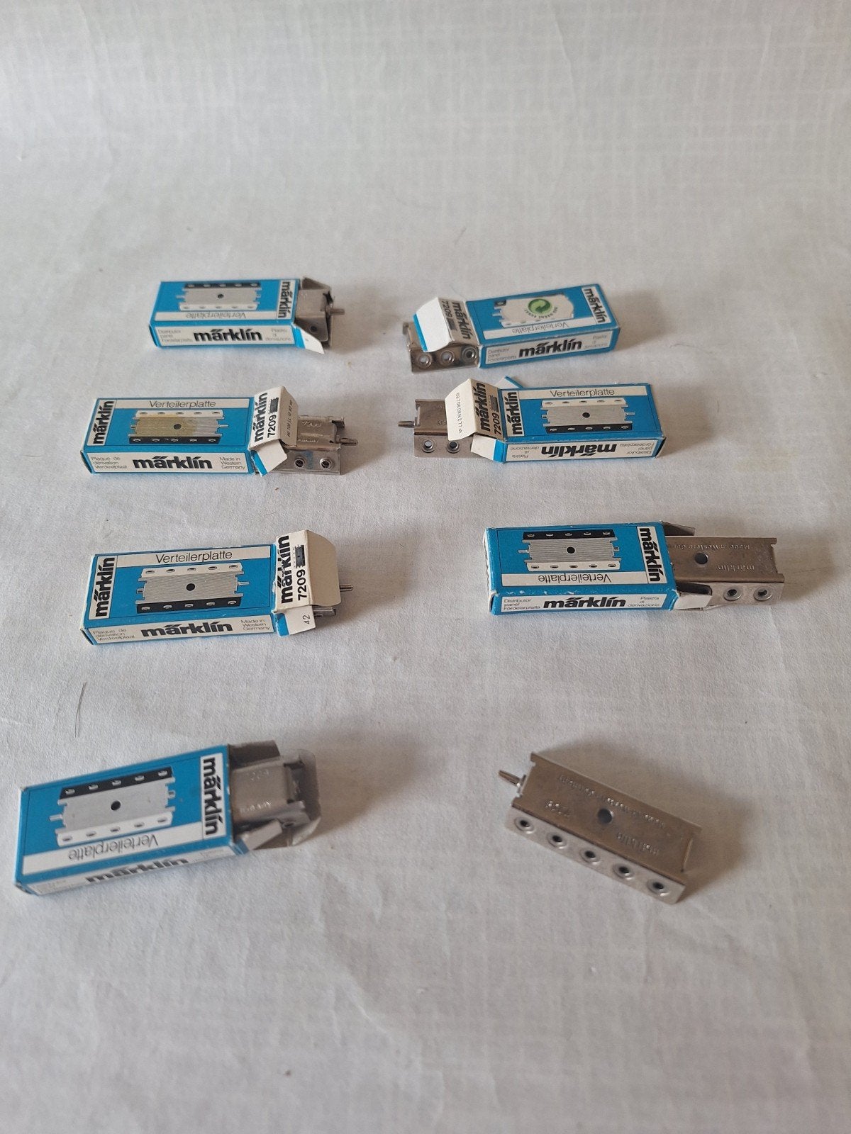 Lot de 8 plaques de distribution Marklin 7209, Enlèvement ou Envoi