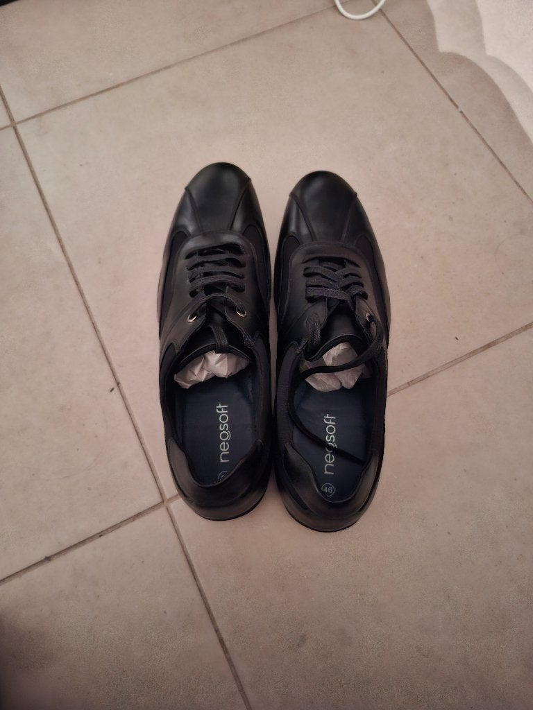 Chaussures neosoft noir pointure 46 chaussea 20€, Ophalen, Zwart, DENIM SIDE,neosoft…etc., Nieuw