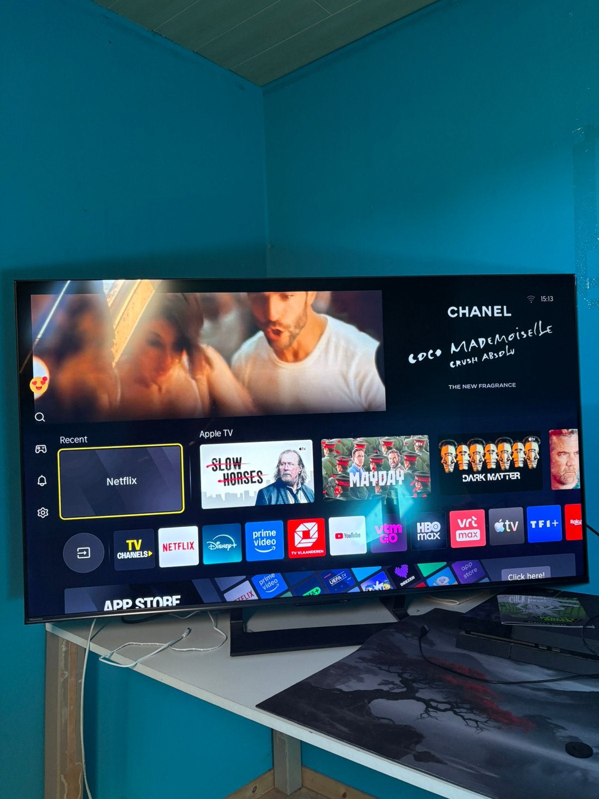 Hisense Mini-LED 4K TV 55U7Q (2025) - 55 inch, Enlèvement, Comme neuf, LED