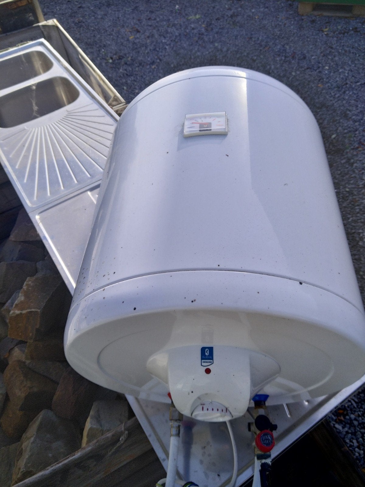 elektrische boiler 2kw, Doe-het-zelf en Bouw, 20 tot 100 liter, Ophalen, Gebruikt, Boiler