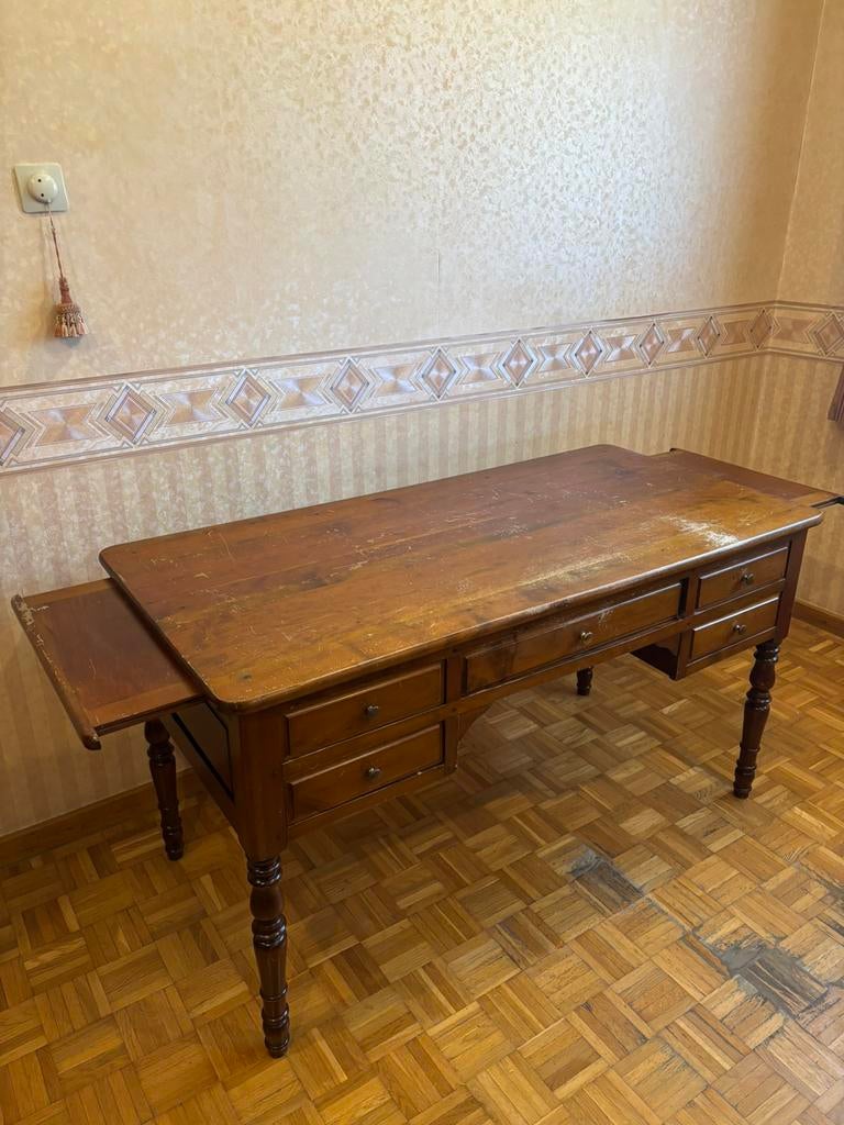 Antiek bureau in kersenhout, Ophalen