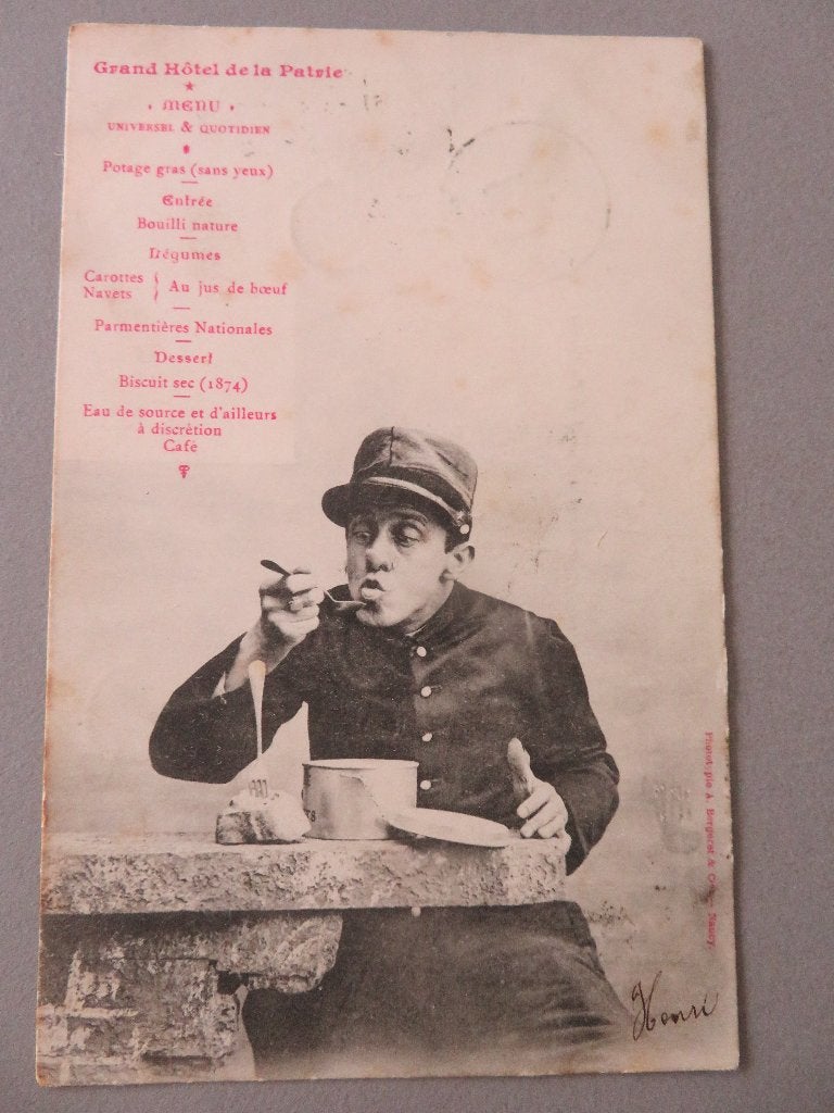 1902 Grand Hotel de la Patrie menu, Collections, Enlèvement ou Envoi, Autres, Photo ou Poster